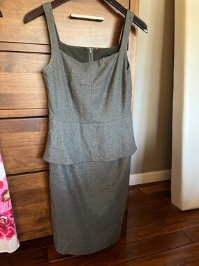 Banana Republic Dark Gray Dress with Pendulum Top - One piece